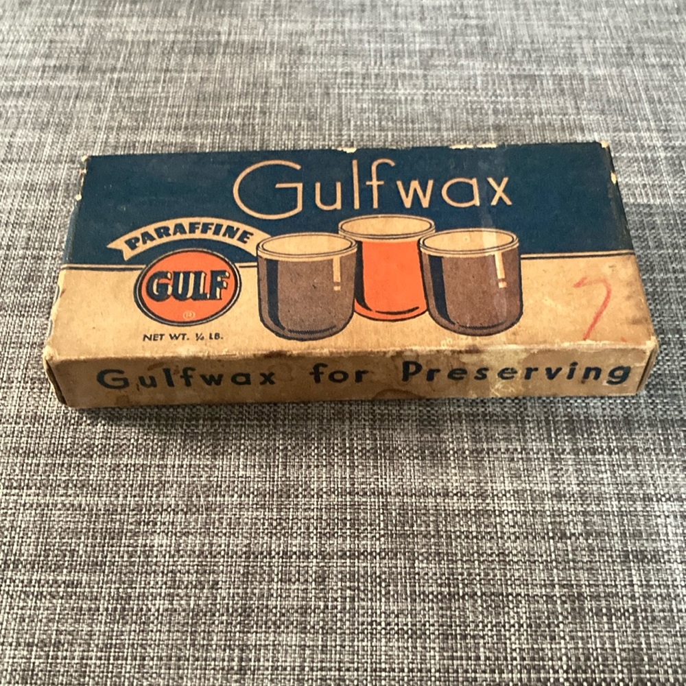 Vintage, Gulfwax, Paraffine, Wax still in box - Picture 1 of 3